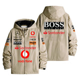 Hugo Boss Mercedes F1 Team Santander Sponsor Gear Men's Windbreaker Assault Jacket