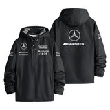 AMG Mercedes F1 Team Official Branded Apparel Men's Windbreaker Assault Jacket