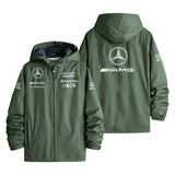 AMG Mercedes F1 Team Official Branded Apparel Men's Windbreaker Assault Jacket