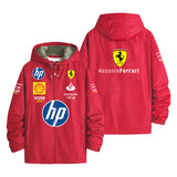 Ferrari HP VGW Play F1 Team Branded Merchandise Men's Windbreaker Assault Jacket