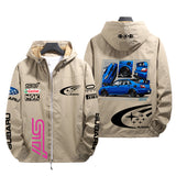 Subaru STI Racing Men's Windbreaker Assault Jacket