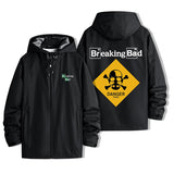 Breaking Bad Danger Toxic Men's Windbreaker Assault Jacket