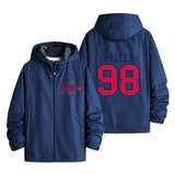 Wallen 98 Braves Retro Baseball Style Men's Windbreaker Assault Jacket