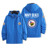 Navy SEALs Tactical Men's Windbreaker Assault Jacket