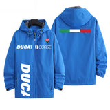 Ducati Corse Racing Italian Motorcycle Style Men's Windbreaker Assault Jacket