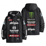 Kawasaki Ninja Racing Monster Energy Team Gear Men's Windbreaker Assault Jacket