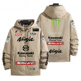 Kawasaki Ninja Racing Monster Energy Team Gear Men's Windbreaker Assault Jacket