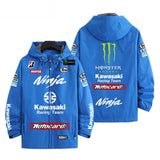 Kawasaki Ninja Racing Monster Energy Team Gear Men's Windbreaker Assault Jacket