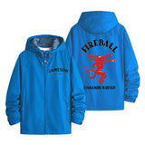 Jameson & Fireball Whiskey Men's Windbreaker Assault Jacket