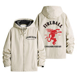 Jameson & Fireball Whiskey Men's Windbreaker Assault Jacket