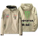 Monster Energy Beige MotoGP Men's Windbreaker Assault Jacket