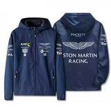 Aston Martin Red F1 Men's Windbreaker Assault Jacket