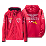 Aston Martin Red F1 Men's Windbreaker Assault Jacket