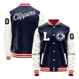 Los Angeles Clippers Pack Varsity Letter Jacket Custom Letter & Number