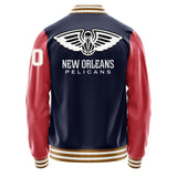 New Orleans Pelicans Pack Varsity Letter Jacket Custom Letter & Number