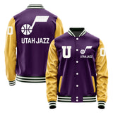 Utah Jazz Pack Varsity Letter Jacket Custom Letter & Number