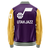 Utah Jazz Pack Varsity Letter Jacket Custom Letter & Number