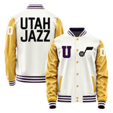 Utah Jazz Pack Varsity Letter Jacket Custom Letter & Number