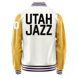 Utah Jazz Pack Varsity Letter Jacket Custom Letter & Number