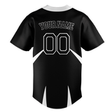 Custom Unisex Black & White Pattern Baseball Jersey BB0000060102