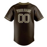 Custom Unisex Black & Camo Pattern Baseball Jersey BB0000080106