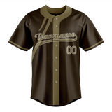 Custom Unisex Black & Camo Pattern Baseball Jersey BB0000080106