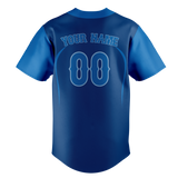 Custom Unisex Royal Blue & Blue Pattern Baseball Jersey BB0000111920