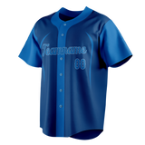 Custom Unisex Royal Blue & Blue Pattern Baseball Jersey BB0000111920