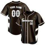 Custom Unisex Camo & White Pattern Baseball Jersey