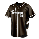 Custom Unisex Camo & White Pattern Baseball Jersey BB0000190602