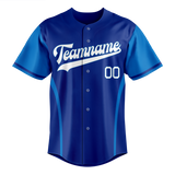 Custom Unisex Royal Blue & Blue Pattern Baseball Jersey BB0000221920