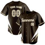 Custom Unisex Camo & Cream Pattern Baseball Jersey BB0000240605