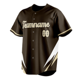 Custom Unisex Camo & Cream Pattern Baseball Jersey BB0000240605