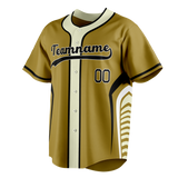 Custom Unisex Camo & Cream Pattern Baseball Jersey BB0000270605