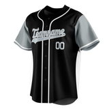 Custom Unisex Black & White Pattern Baseball Jersey BB0000360102