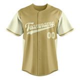 Custom Unisex Camo & Cream Pattern Baseball Jersey BB0000390605