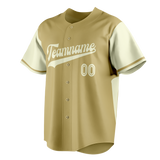 Custom Unisex Camo & Cream Pattern Baseball Jersey BB0000390605