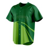 Custom Unisex Kelly Green & Green Pattern Baseball Jersey BB0000451514