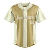 Custom Unisex Camo & Cream Pattern Baseball Jersey BB0000470605