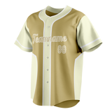 Custom Unisex Camo & Cream Pattern Baseball Jersey BB0000470605