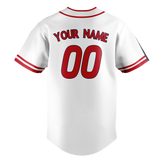 Custom Team Design White & Black Colors Design Sports Baseball Jersey BB00AB010201