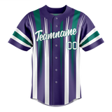 Custom Team Design Light Purple & White Colors Design Sports Baseball Jersey BB00AD072402