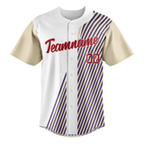 Custom Team Design Light Purple & White Colors Design Sports Baseball Jersey BB00AD092402