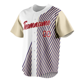 Custom Team Design Light Purple & White Colors Design Sports Baseball Jersey BB00AD092402