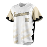 Custom Team Design White & Cream Colors Design Sports Baseball Jersey BB00AD100205