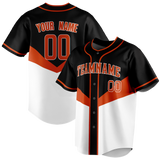 Custom Team Design White & Black Colors Design Sports Baseball Jersey