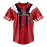 Custom Team Design Red & Black Colors Design Sports Baseball Jersey BB00BRS010901