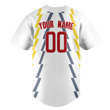 Custom Team Design White & Red Colors Design Sports Baseball Jersey BB00BRS050209