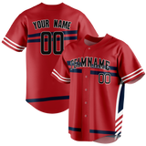 Custom Team Design Maroon & Black Colors Design Sports Baseball Jersey