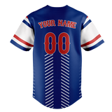 Custom Team Design Royal Blue & White Colors Design Sports Baseball Jersey BB00CC091902